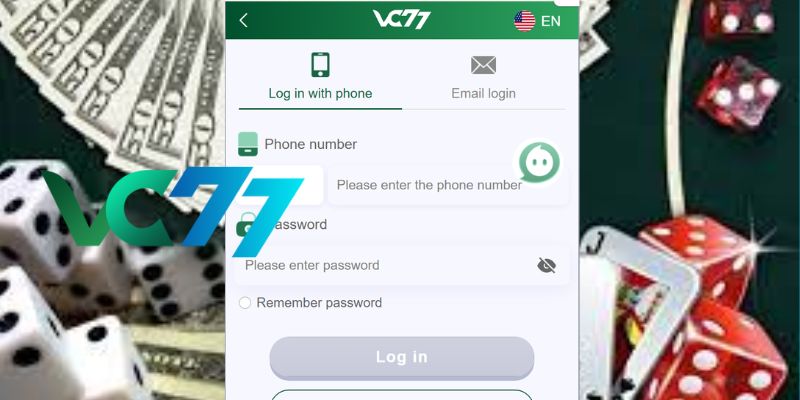 Instructions on how to sign in vc77 extremely fast